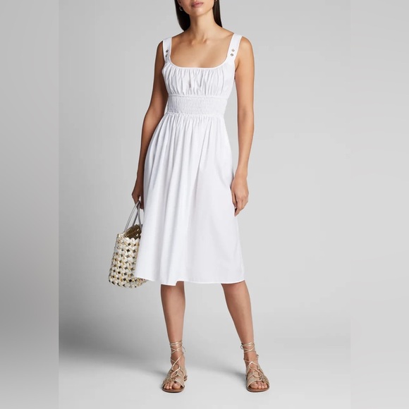 Ciao Lucia White Midi Dress - Picture 2 of 8
